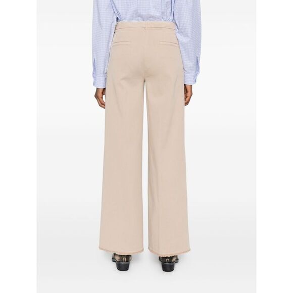 Via Masini 80 Women Cotton Wide-Leg Trousers
